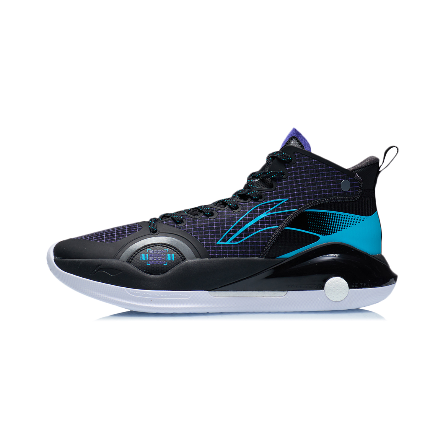 馭帥 XV 實戰籃球鞋 - 黑色蝴蝶藍