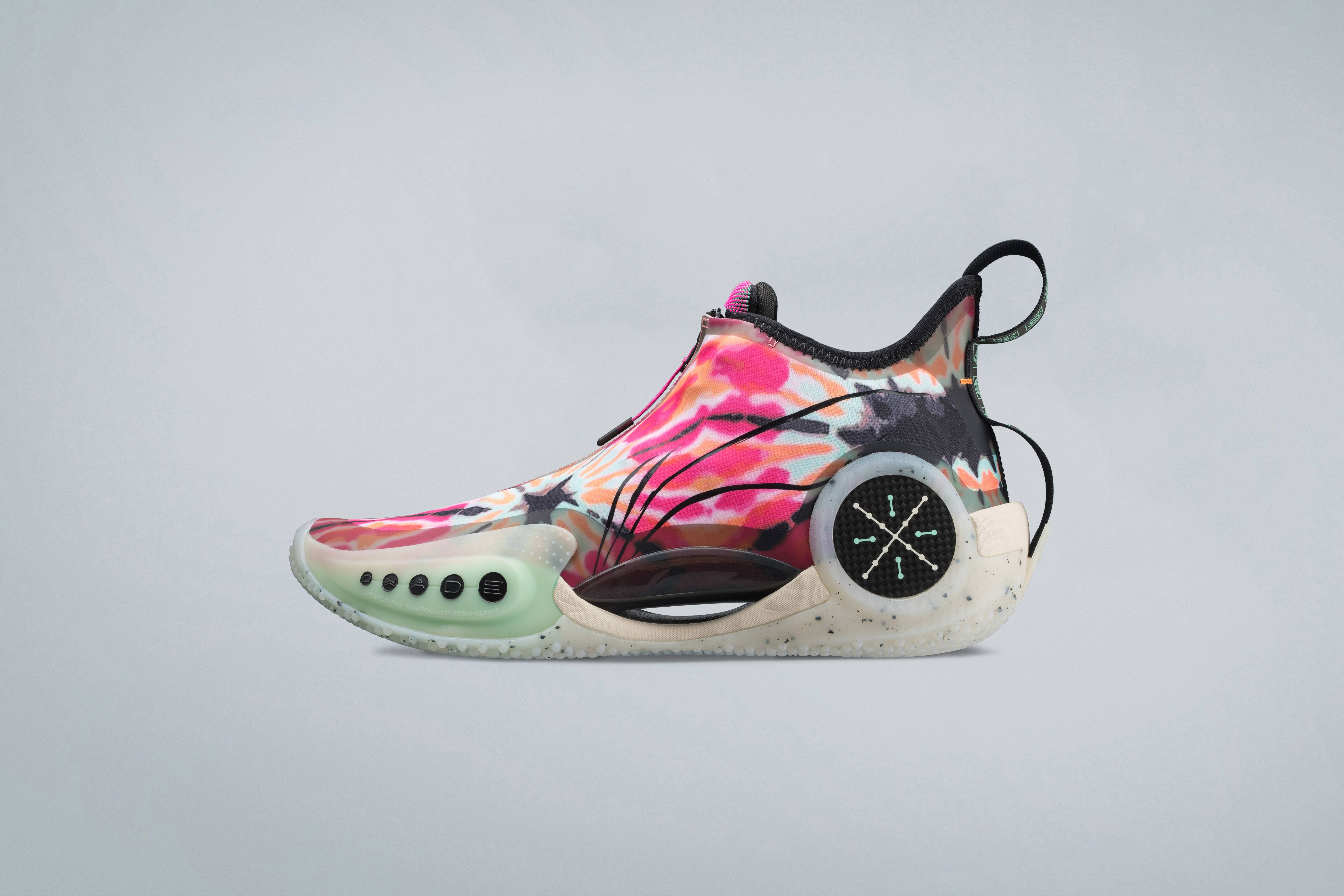 韋德之道9 實戰籃球鞋 - 陽光之州 - 粉色/黑色/甘藍綠