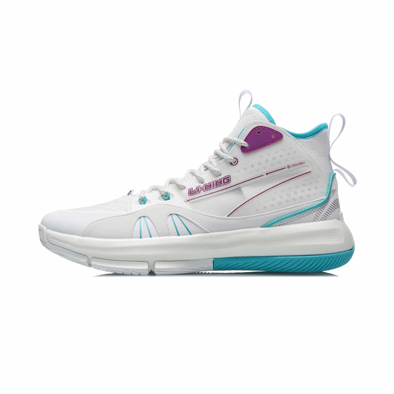 玖叁柒 高筒室外籃球鞋 - 香檳白